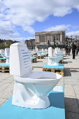 Artwork installation to promote environment and nature conservation of Balic Sea