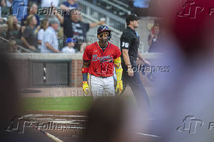 MLB: San Diego Padres at Atlanta Braves