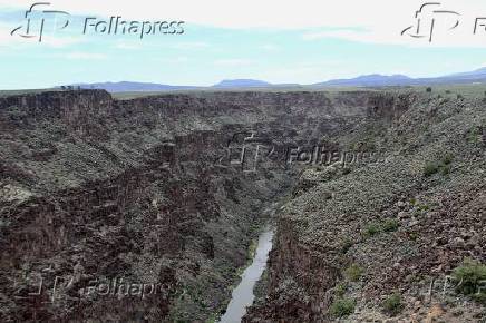 Ponte do desfiladeiro do rio grande em taos - novo méxico.
