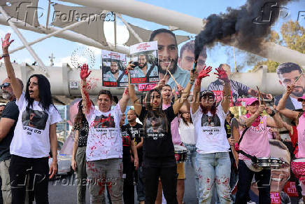 Protest calling for the release of all hostages in Tel Aviv