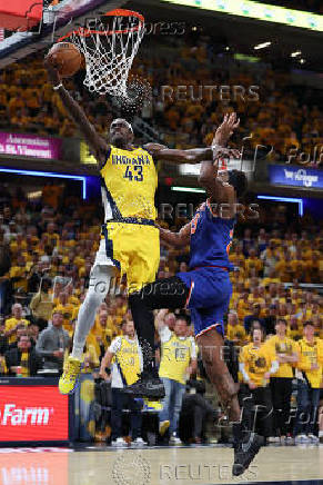 NBA: Playoffs-New York Knicks at Indiana Pacers