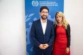 Yolanda Díaz participa en la conferencia anual de OIT