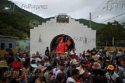 People celebrate Saint John the Baptist, in Ocumare de la costa