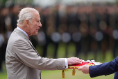 Britain's King visits Scotland for Holyrood Week