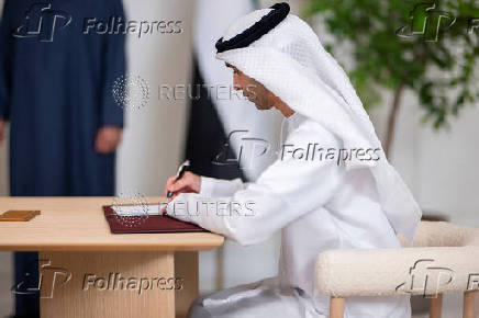 UAE President and the President of Azerbaijan witness the signing of CEPA