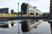 View of the Bercy Economy and Finance Ministry in Paris