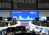 German share price index DAX graph is pictured at the stock exchange in Frankfurt