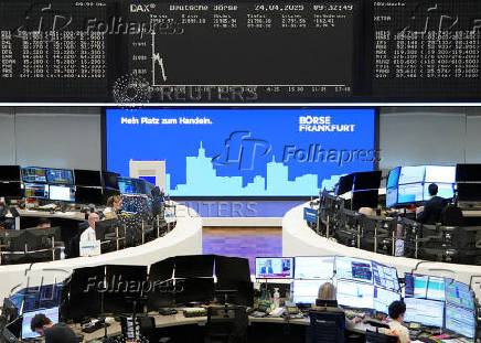 German share price index DAX graph is pictured at the stock exchange in Frankfurt