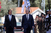 Greek President Constantine Tassoulas visits Nicosia