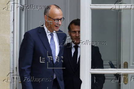 New German Chancellor Merz visits Paris