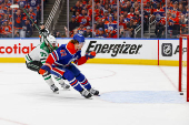 NHL: Stanley Cup Playoffs-Dallas Stars at Edmonton Oilers