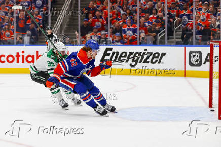 NHL: Stanley Cup Playoffs-Dallas Stars at Edmonton Oilers