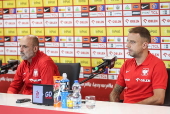 Soccer friendly international - Poland's press conference