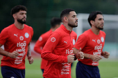 Entrenamiento selección de fútbol de Paraguay