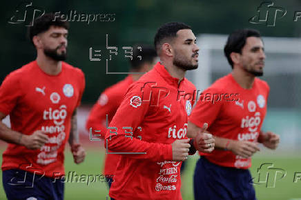 Entrenamiento selección de fútbol de Paraguay