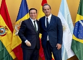 Albares y Allamand atienden a medios antes de la primera reunión extraordinaria de minsitros de Relaciones Exteriores de la Comunidad Iberoamericana