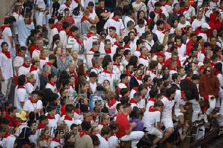 Fin de semana multidudinario en Sanfermines