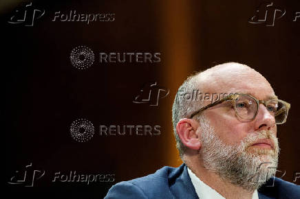 FILE PHOTO: Director of the Office of Management and Budget Russell T. Vought testifies before Senate Committee on Appropriations