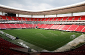 The Akron stadium, which will be one of the three venues in Mexico for the 2026 FIFA World Cup in North America, near Guadalajara