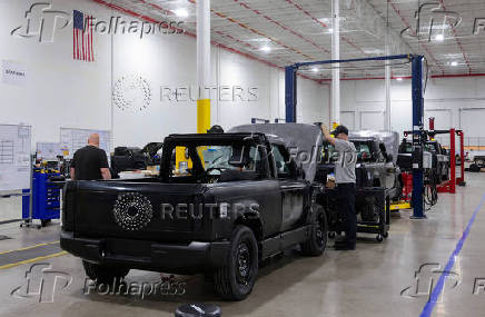 Slate Auto's beta production facility in Orion Township