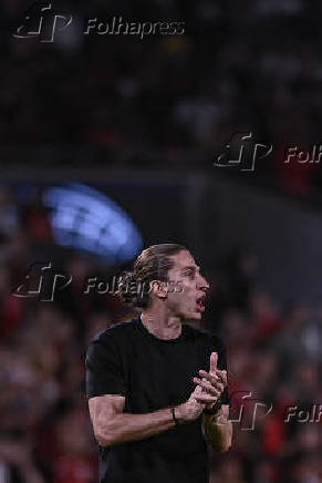 Partida válida pela Copa Libertadores da América entre Flamengo e Internacional