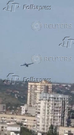 Drone hits a residential building in Rostov-on-Don