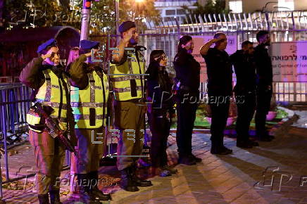 Body handed over by Hamas arrives at National Center of Forensic Medicine in Tel Aviv