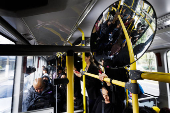 Passageiros na zona sul de SP, onde tempo no deslocamento aumentou