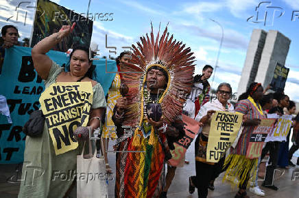 Protesta indígena en la COP30 por la selva amazónica