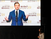 Canadian Conservative Party Leader Pierre Poilievre attends a press conference in Montreal
