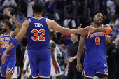 NBA: Playoffs-New York Knicks at Detroit Pistons