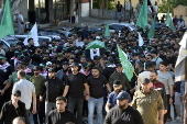 Funeral of senior Hamas member killed in Sidon