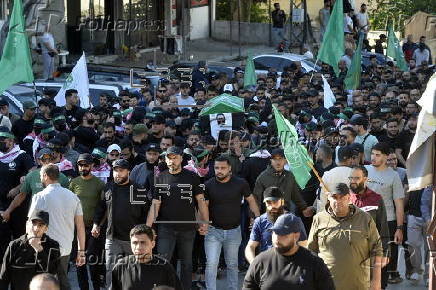 Funeral of senior Hamas member killed in Sidon
