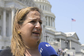 Iratxe García impulsa en EEUU la unión de los demócratas y firmeza frente a los aranceles