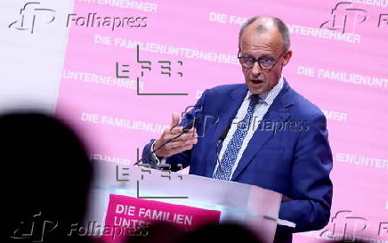 German Chancellor Merz attends Family Business Days 2025