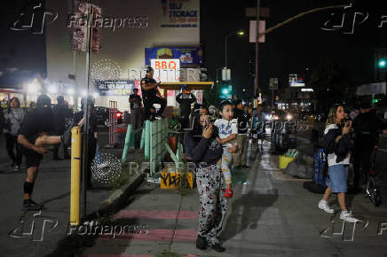 Protests against federal immigration sweeps continue, in Los Angeles
