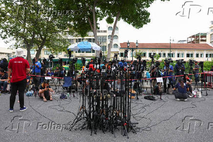Thai court holds a hearing on the legality of former PM Shinawatra's six-month hospital stay, in Bangkok