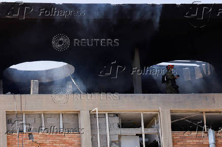 Aftermath of a missile strike from Iran on Israel, at Soroka Medical Center, in Be'er Sheva