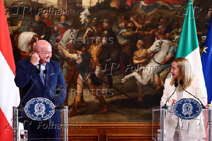 Italian Prime Minister Giorgia Meloni meets Austrian Chancellor Christian Stocker in Rome