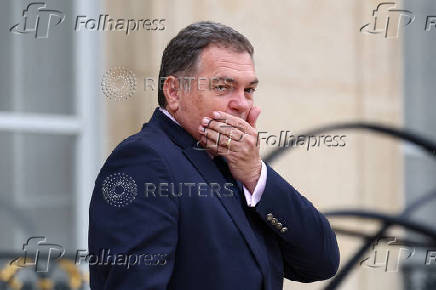 Weekly cabinet meeting at the Elysee Palace in Paris