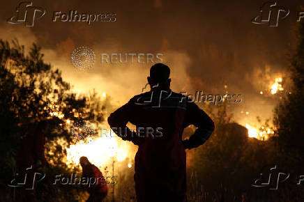Wildfire in Albania