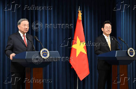 South Korean President Lee Jae Myung meets General Secretary of the Communist Party of Vietnam To Lam in Seoul