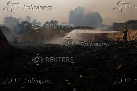 Wildfire in Congosta