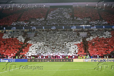 Partida entre Flamengo x Internacional RS pelas oitavas de final da Libertadores no Maracanã.