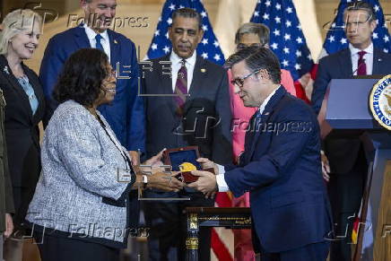 Congressional Gold Medal ceremony for the 369th Infantry Regiment's Harlem Hellfighters