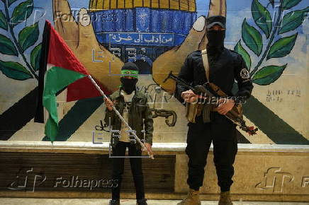 Protest in Idlib against Israeli attacks in Gaza and southern Syria