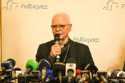 Coletiva de imprensa na catedral da Sé - Morte do Papa Francisco