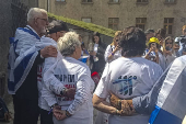 Marcha de los Vivos del campo de concentración nazi de Auschwitz