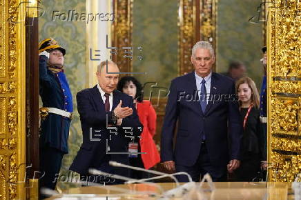 Cuban President Miguel Diaz-Canel visits Russia