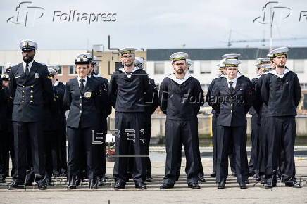 Navy ship Zr.Ms. Tromp returns homeafter deployment in the Baltic Sea and Arctic